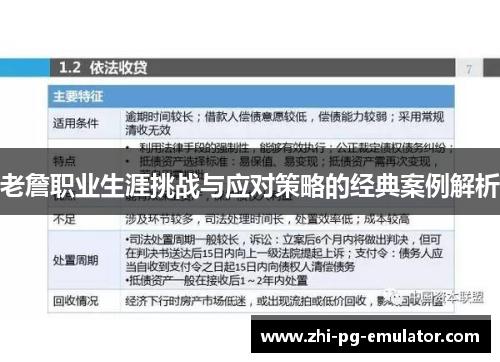 老詹职业生涯挑战与应对策略的经典案例解析